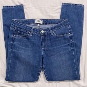 PAIGE Women's Classic Blue Skinny Jeans